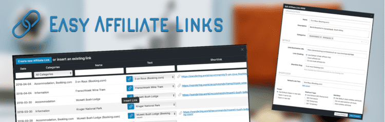 Easy Affiliate Links - affiliate links plugin