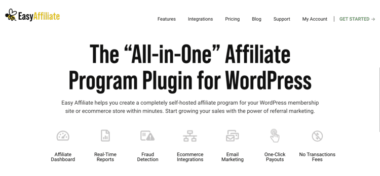 Easy Affiliate - affiliate program plugin for WordPress