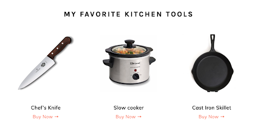 Kitchen affiliate products