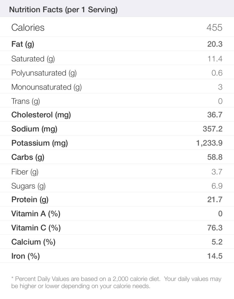 You can use MyFitnessPal to calculate nutrition information in a recipe. 
