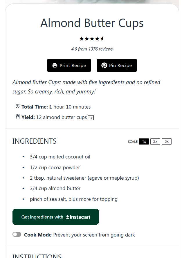 Instacart Plugin